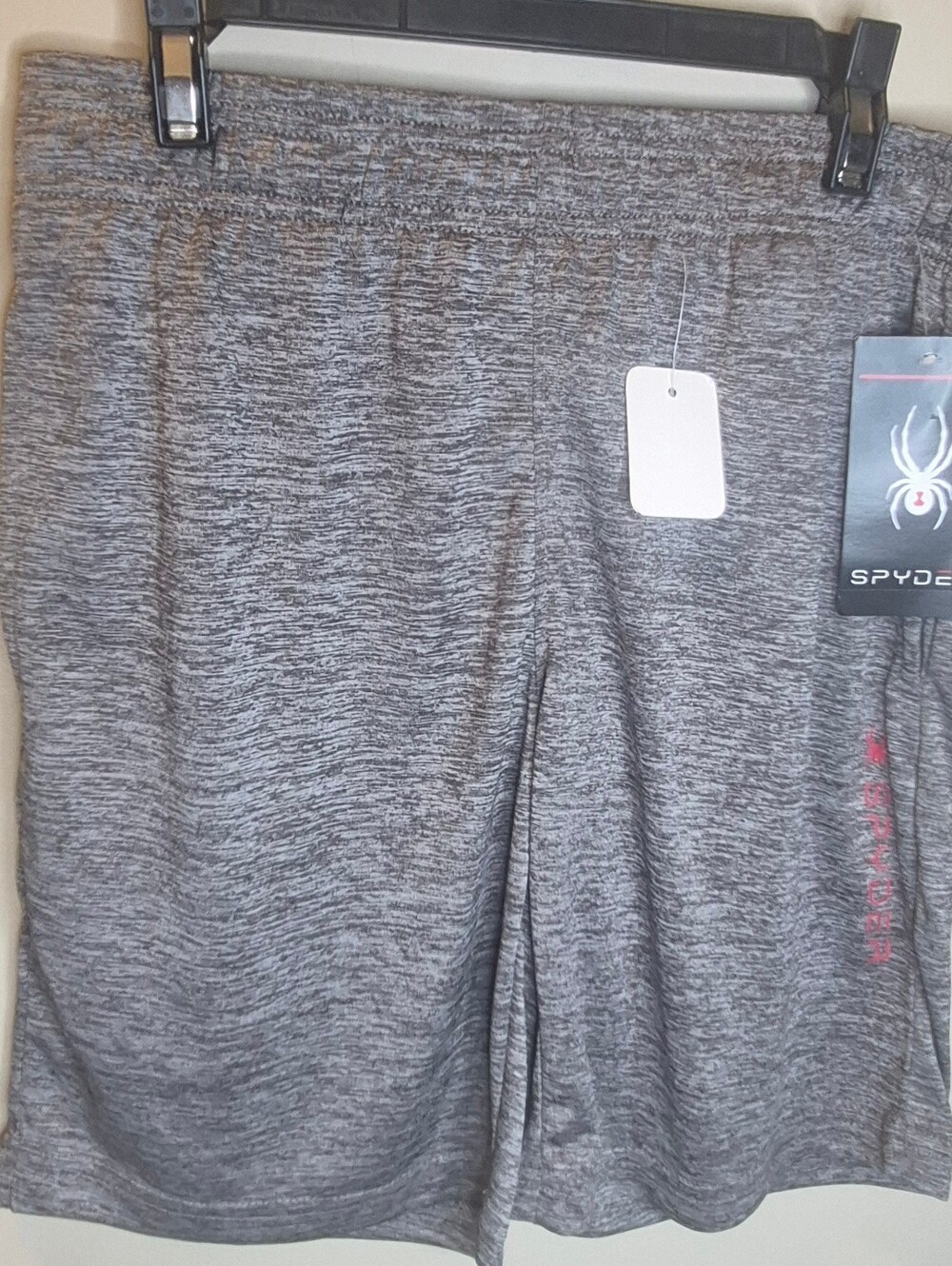 Spyder Men's Gray Heather Athletic Shorts- Sz M 10-12